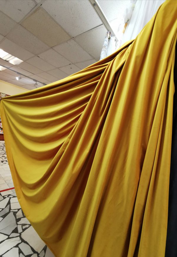 Draperie Catifea Galbena